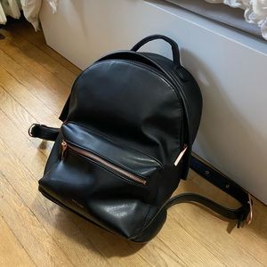 Matt & Nat - Black Vegan Leather Backpack (NWOT)